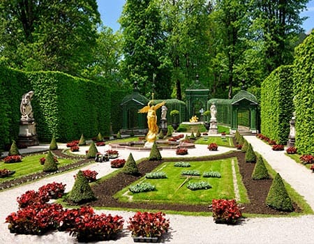 Schlossgarten von Schloss Linderhof