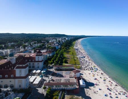 Seebad Binz aus der Vogelperspektive