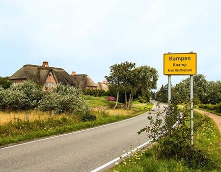 Ortseingang von Kampen